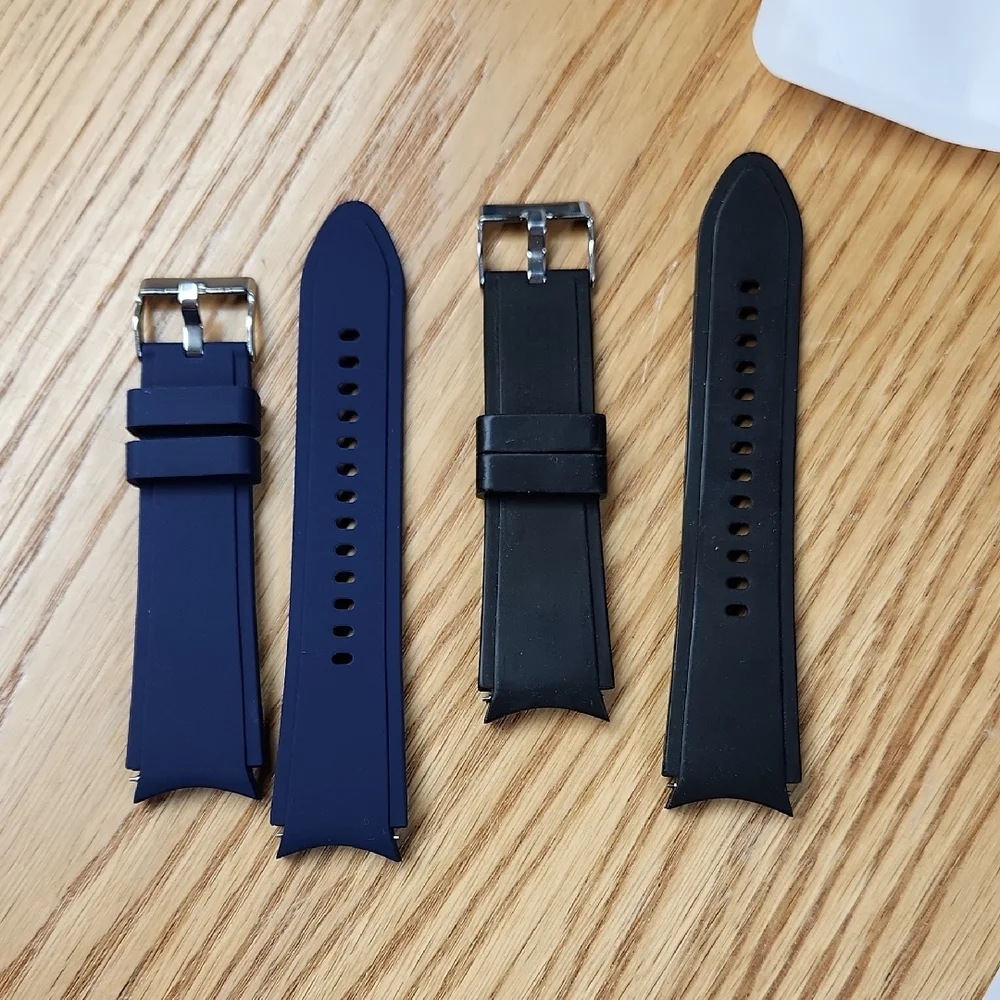 Smartwatch Band Set - Black, Navy, Burgundy, Teal, & Paws (Black & White)